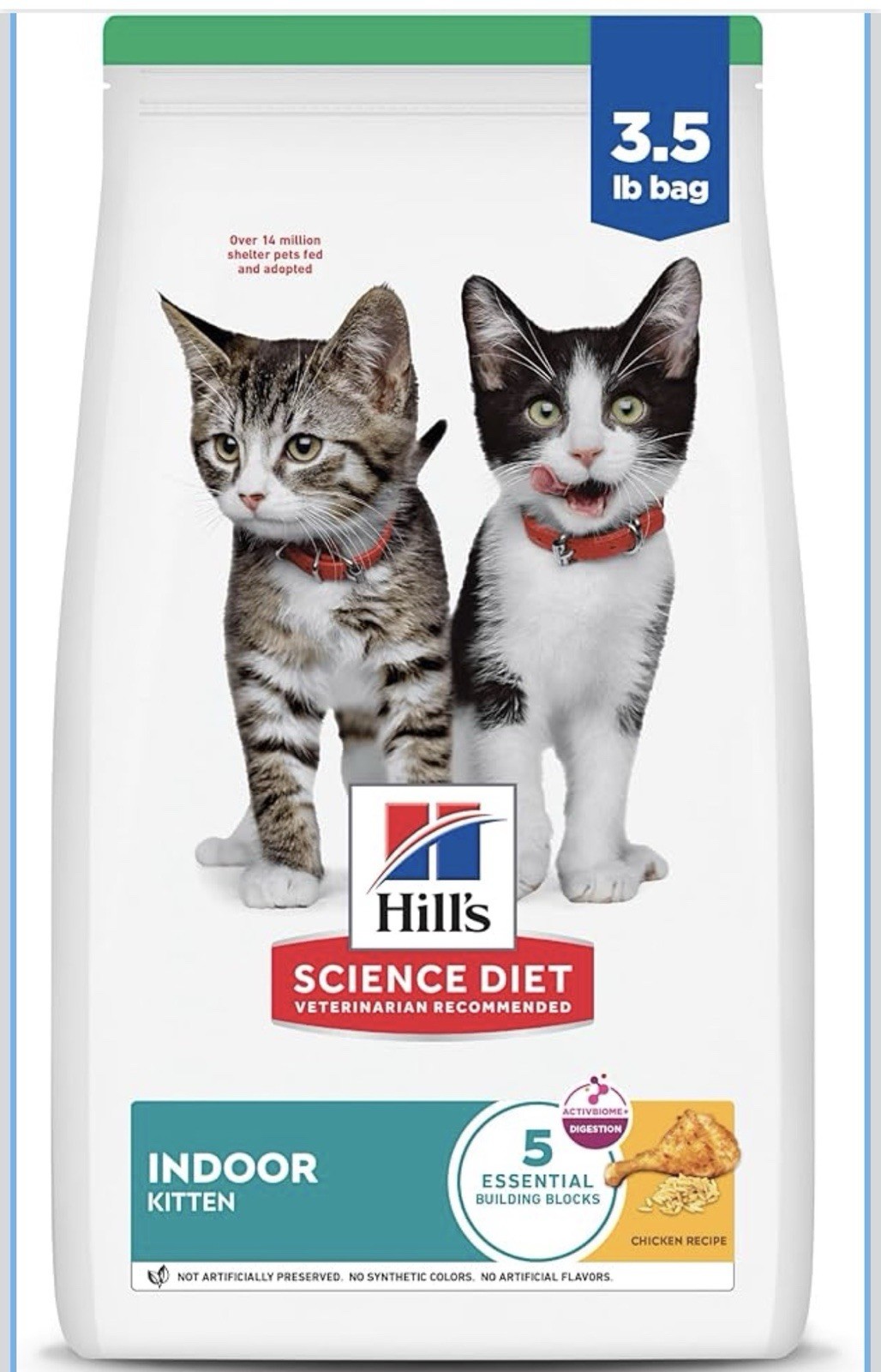Hill’s Science Diet Kitten Kitten Premium Nutrition Dry Cat Food Chicken 3.5 lb