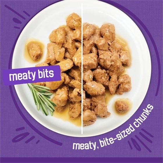 Purina Friskies Meaty Bits Chunks Wet Cat Food Variety Pack Ocean Fish & Chicken