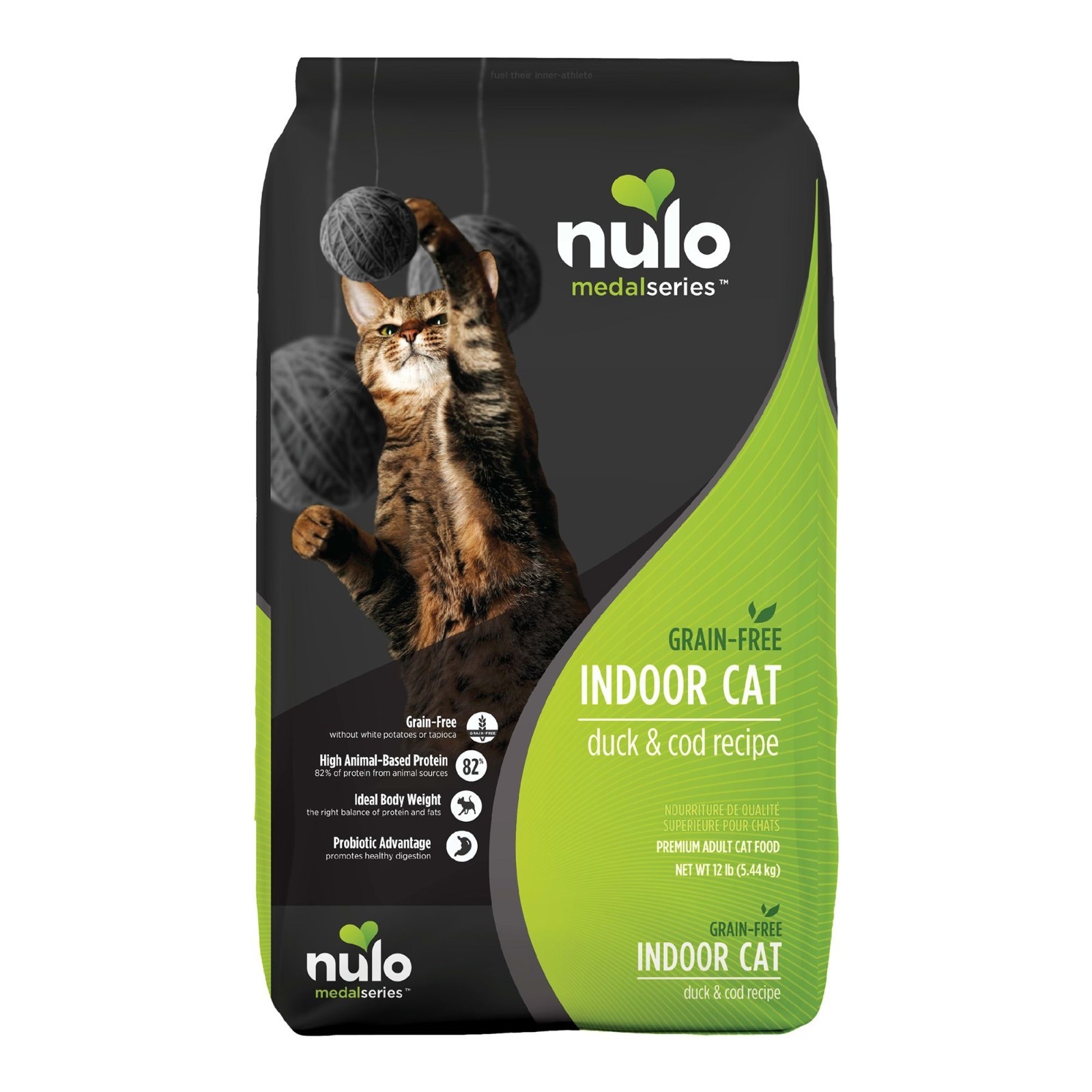 Nulo MedalSeries Adult Dry Cat Food – Grain Free, Duck & Cod, 12 Lb