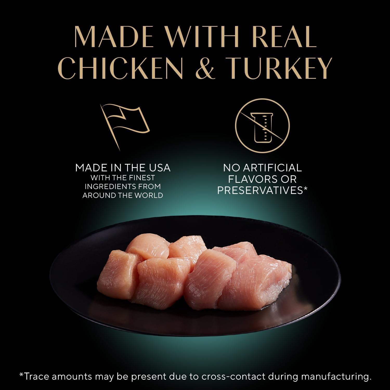 Protein-Rich Pate Cat Food: Perfect Portions Chicken & Turkey, 24 Servings