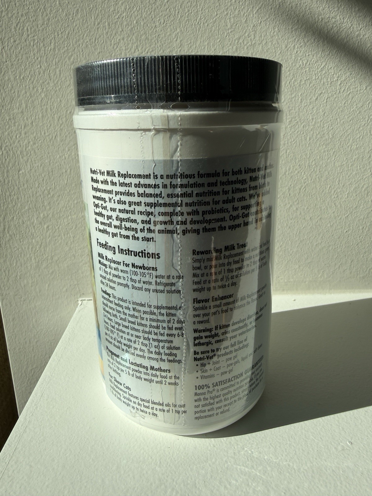 Nutri-vet Milk Replacer For Kittens, Powdered Milk, Kitten 12 Oz | 7/26/2026