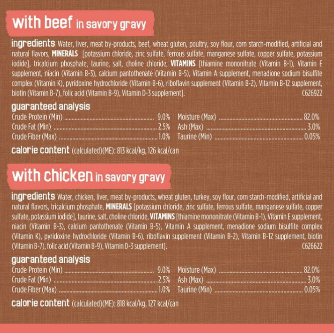(48 pack) Purina Friskies Extra Chunky Gravy Variety Pack, Wet Cat Food, 5.5 oz