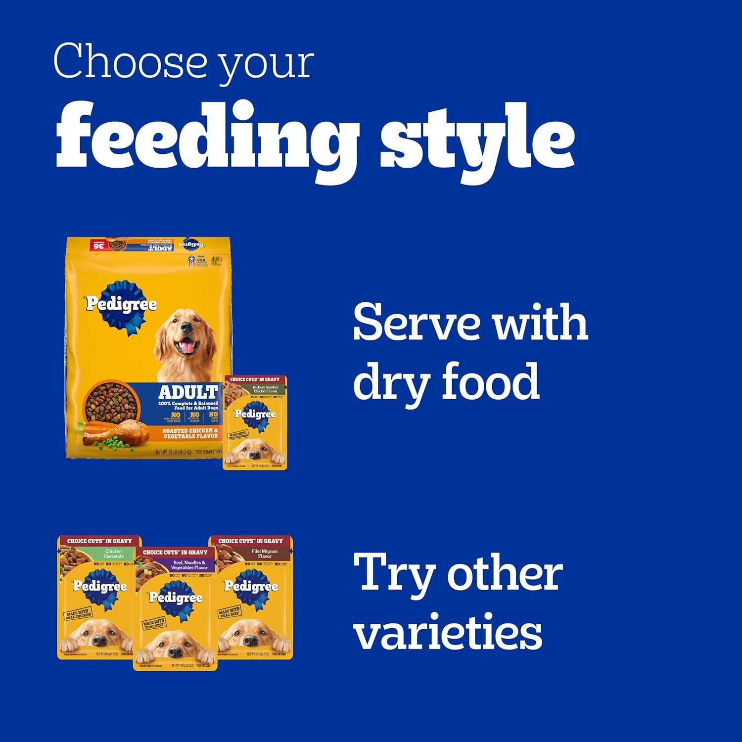 Pedigree Choice Cuts in Gravy Adult Soft Wet Dog Food 3.5 Ounce (Pack of 30)