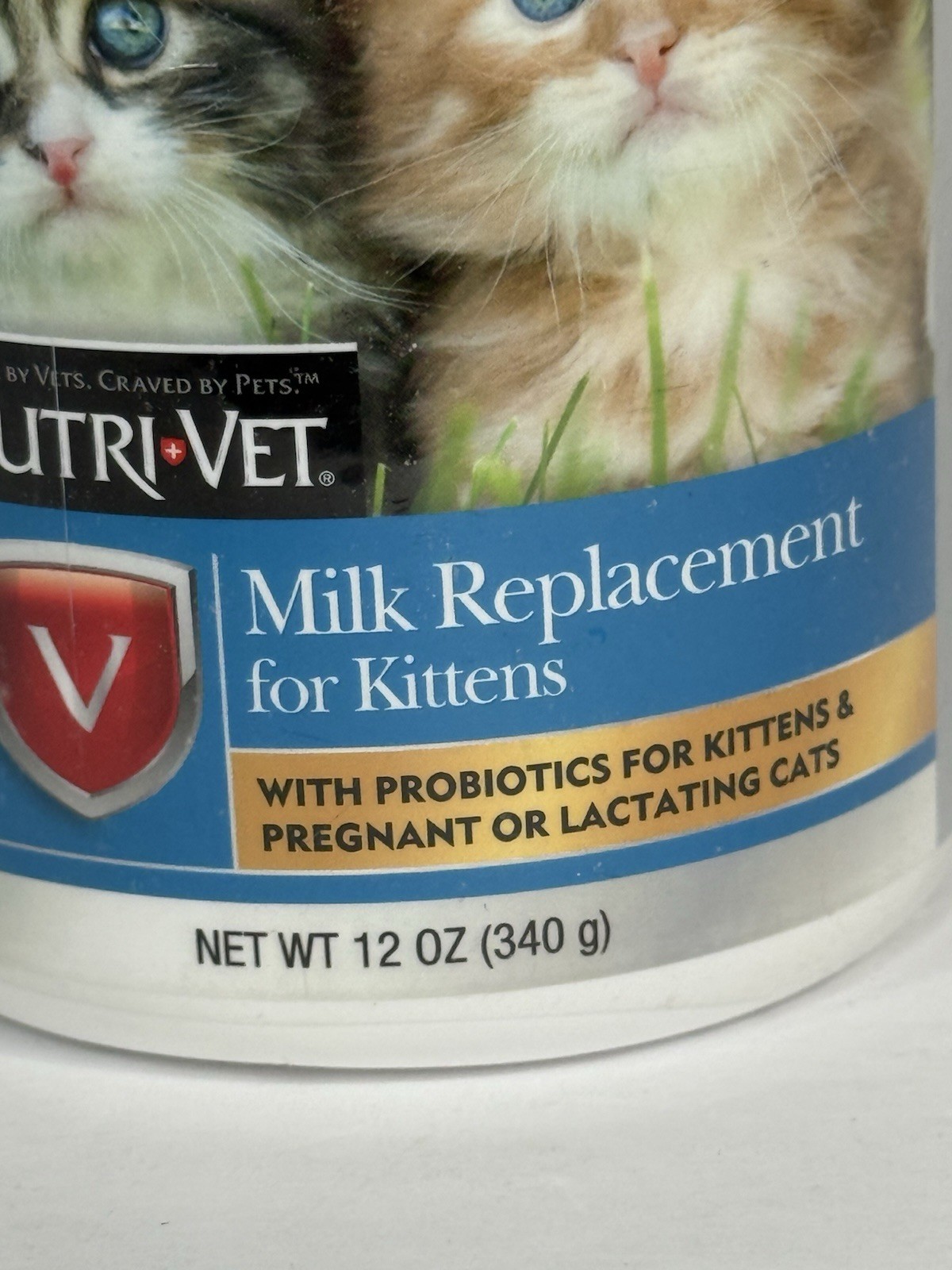 2 Nutri-Vet Milk Replacement For Kittens – 12 Ounce Each BB 7/26/26