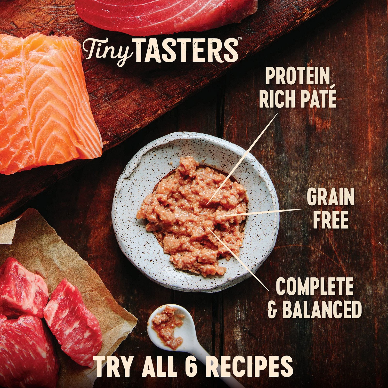 CORE Tiny Tasters Pate Variety Pack Adult Wet Cat Food, Natural, Protein Rich…
