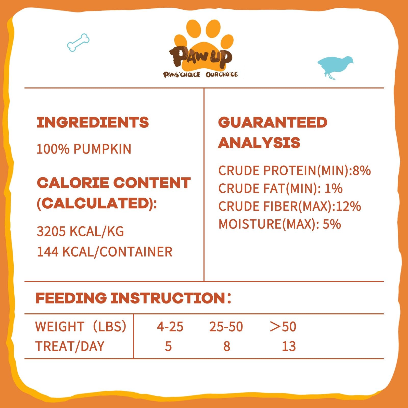 Freeze-Dried Pumpkin Treats for Dogs & Cats – High Fiber, Single Ingredient N…