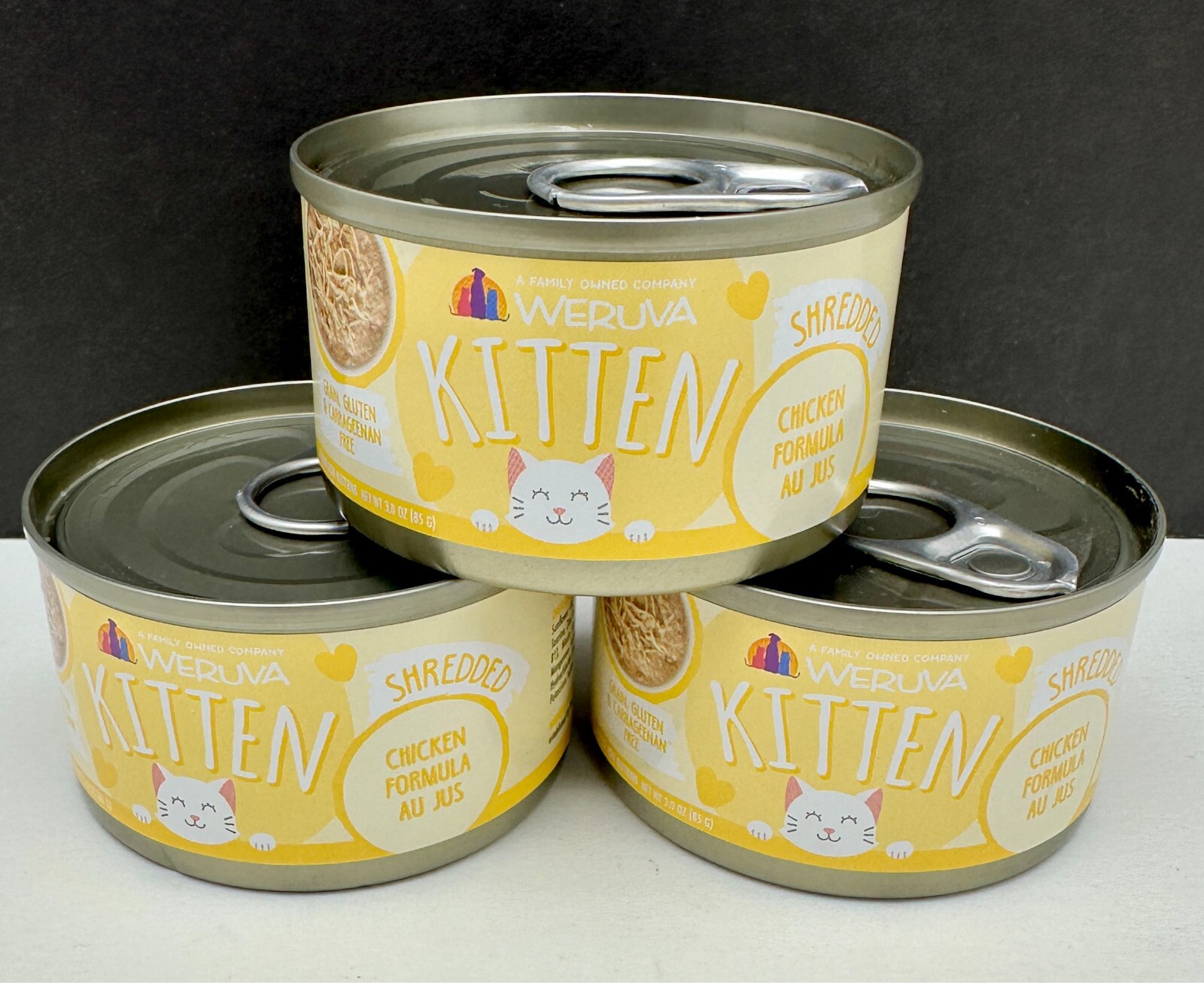 Weruva Kitten, Chicken Formula Au Jus, 3oz Can each (Pack of 3 ) Cat Food 2026