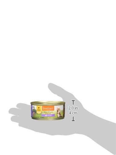 Instinct Original Pate Kitten Wet Cat Food, Real Chicken, 12 x 5.5 oz Cans