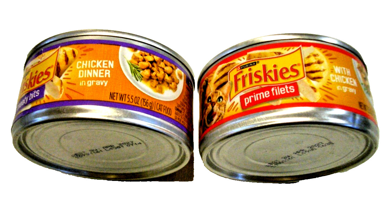 Purina Friskies Cat Food Lot 15 – Meaty Bites Chicken 8 & Prime Filets Chicken 7