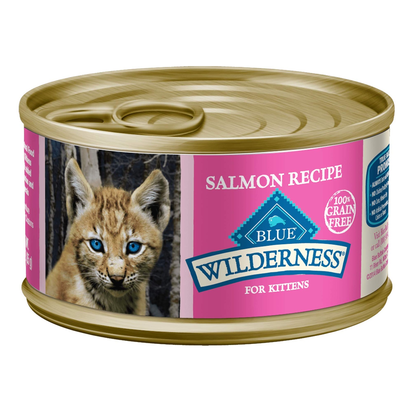 Blue Buffalo Wilderness Kitten Grain-Free 3 Ounce (Pack of 6), variety