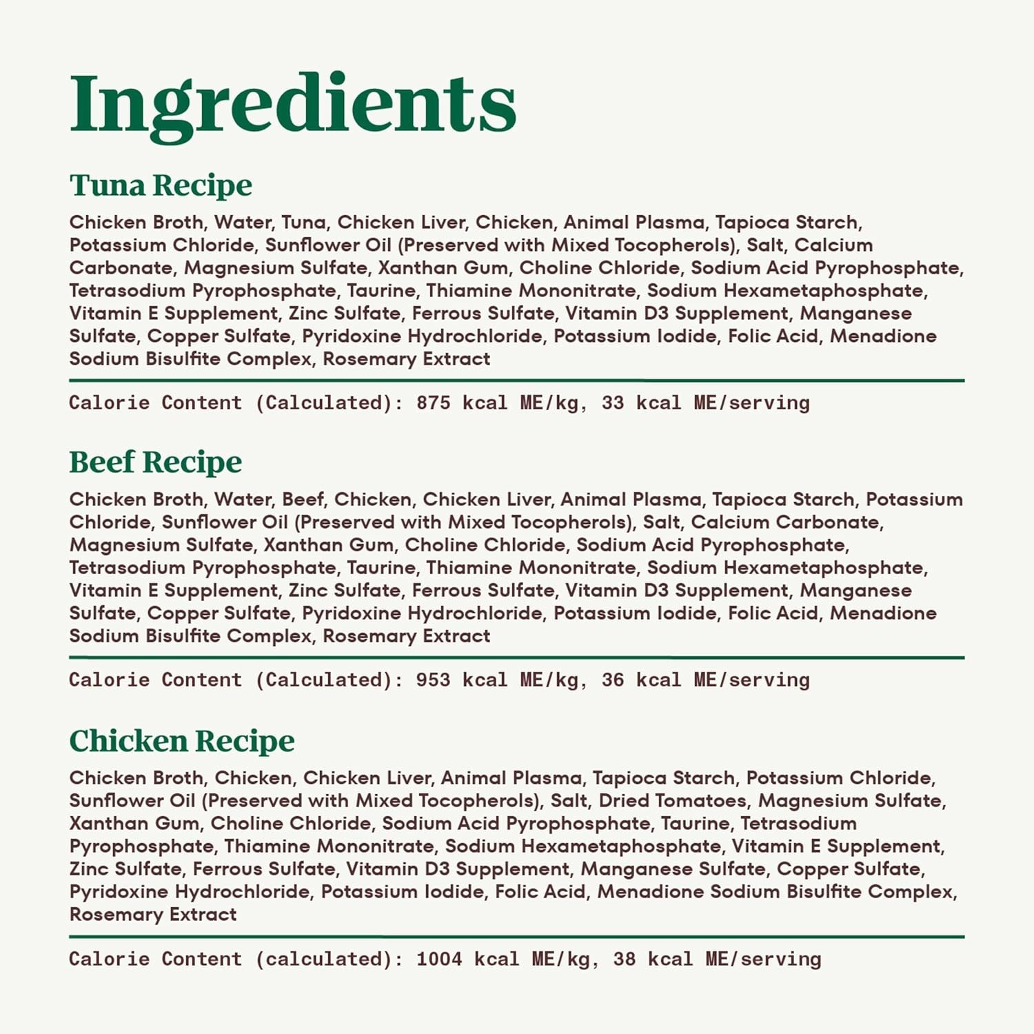 Nutro Perfect Portions Wet Cat Food Variety Pack: Beef, Tuna, Chicken 24 Count