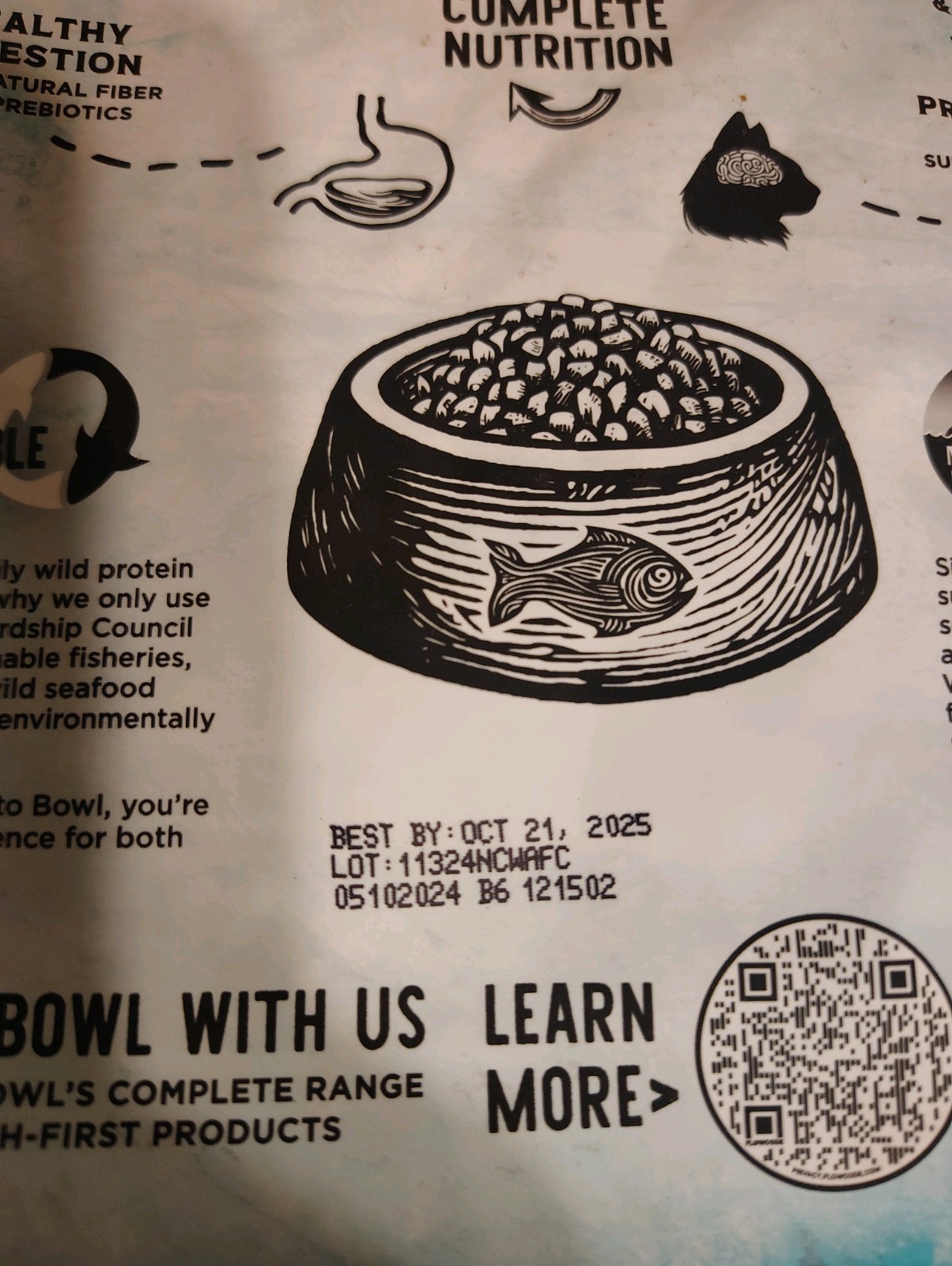 Boat to Bowl Grain Free Dry Cat Food Wild Seafood Recipe 3.5 lb