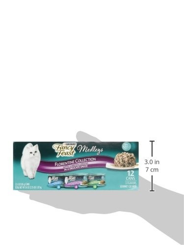 Wet Cat Food Variety Pack Non-GMO Birthday (Pack of 6) 3oz Cans All Breed Sizes