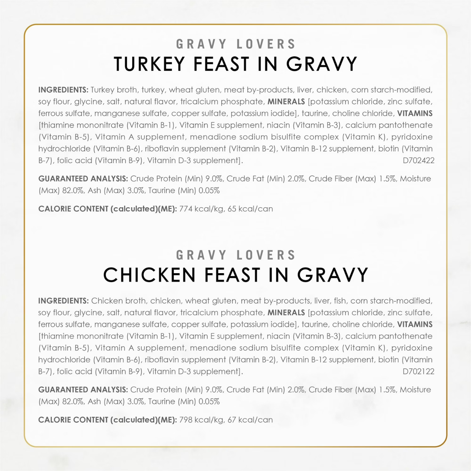 Purina Fancy Feast Gravy Lovers Kitten Wet Cat Food Poultry & Beef 3 oz Cans