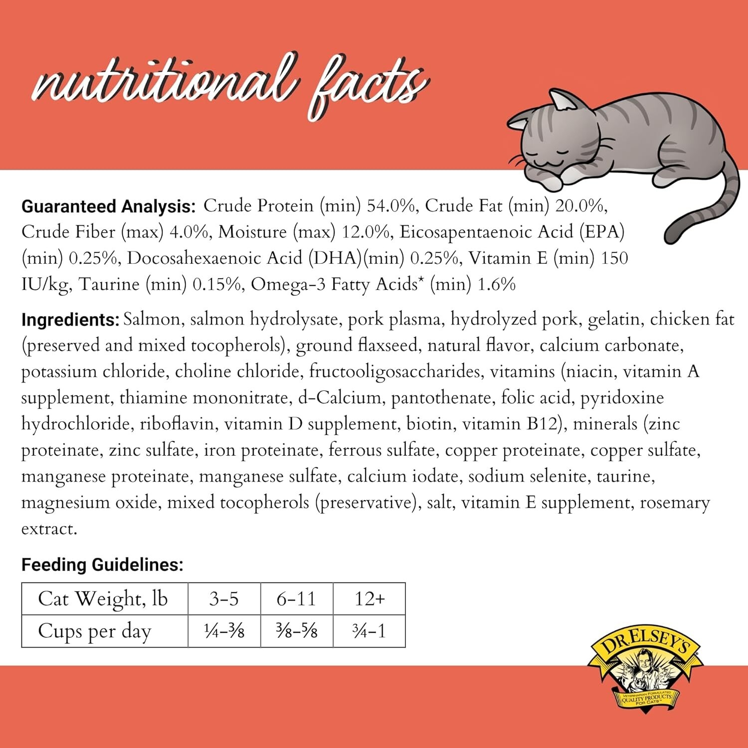 Dr. Elsey’s Cleanprotein Salmon Dry Cat Food, 6.6 Lb – All Life Stages Formula