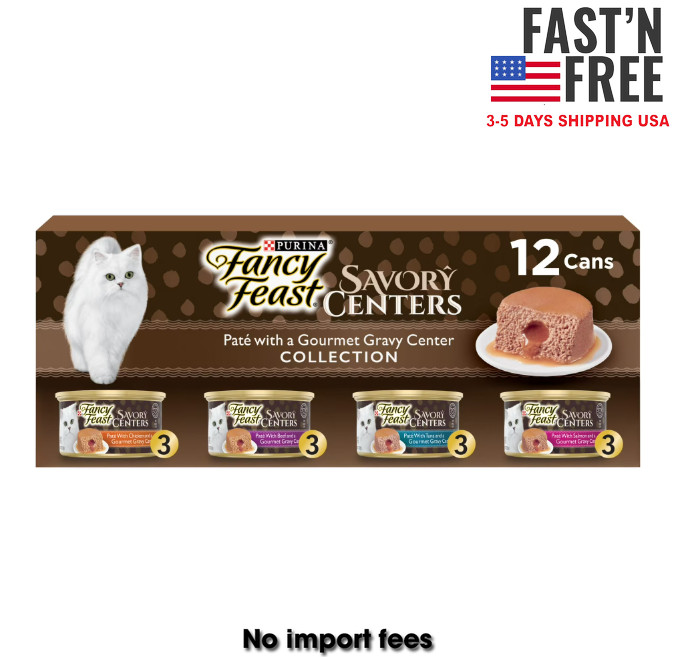 Purina Fancy Feast Savory Centers Wet Cat Food Pate, 3 oz Can
