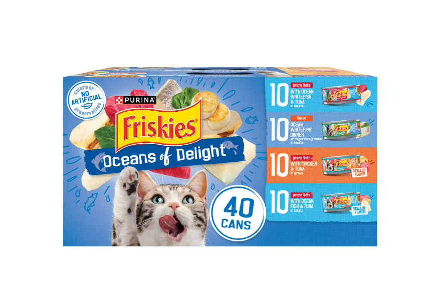 Ocean Of Deligth Gravy Variety Pack, Wet Cat Food, 5.5 oz Cans, 40 Pack