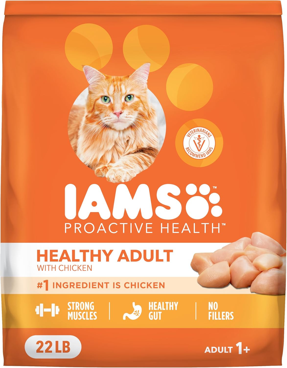 Proactive Health Dry Cat Food, Healthy Cat Food Dry Recipe for Adults, with Chic