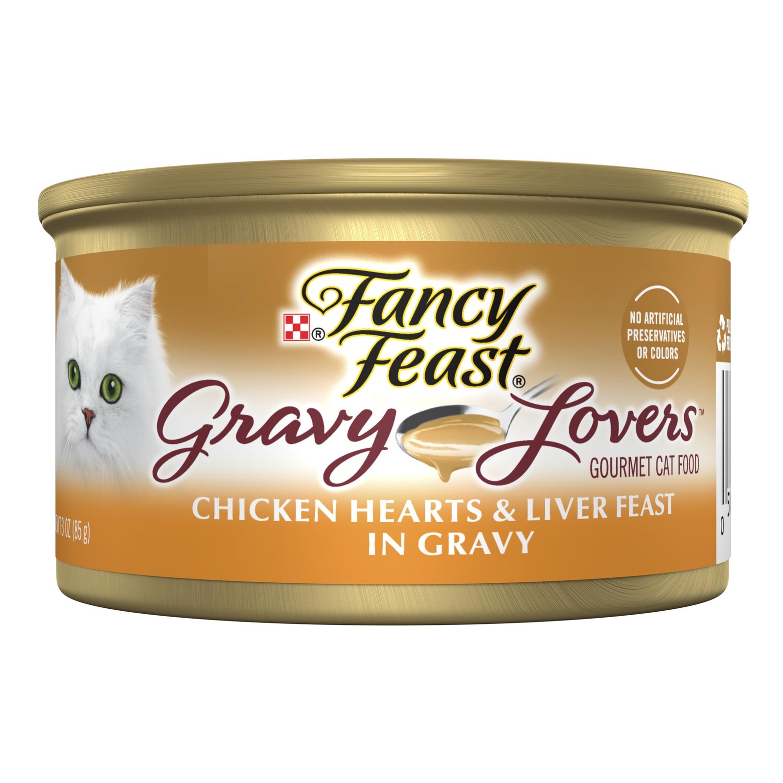 Purina Fancy Feast Gravy Lovers 3 Ounce (Pack of 24), Chicken Hearts & Liver