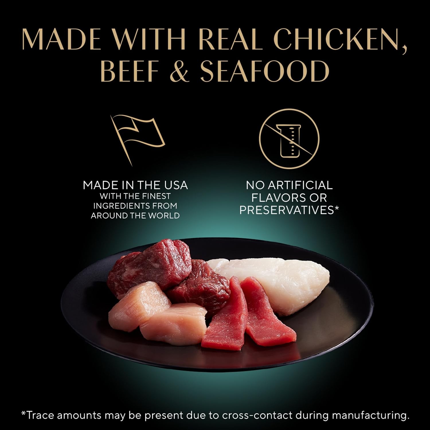Sheba Perfect Portions Wet Cat Food Pate, Savory Chicken, Tender Beef, Tender Wh