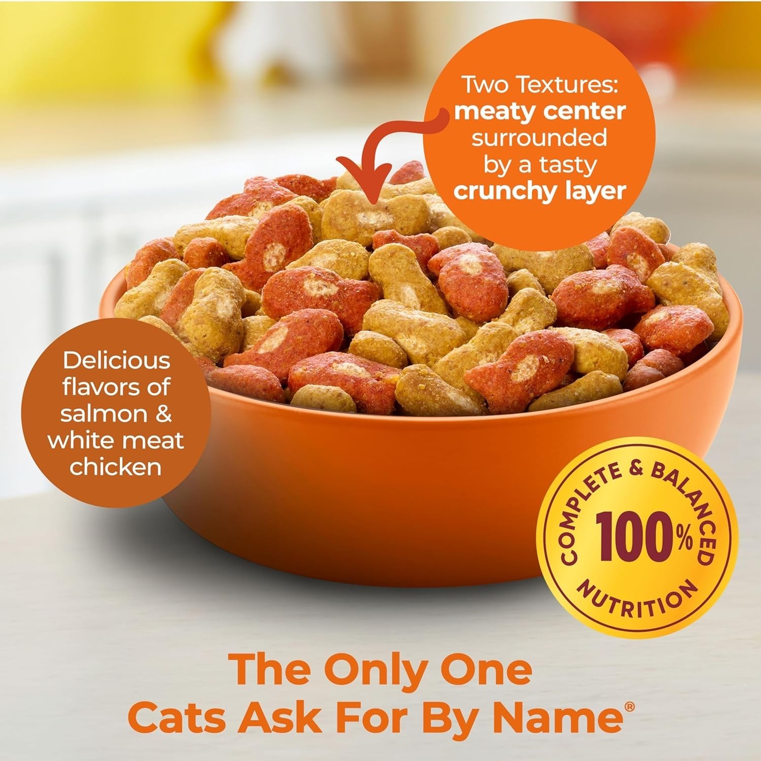 Tender Centers, Salmon & White Meat Chicken Flavors, Dry Cat Food, 20 lb. Bag