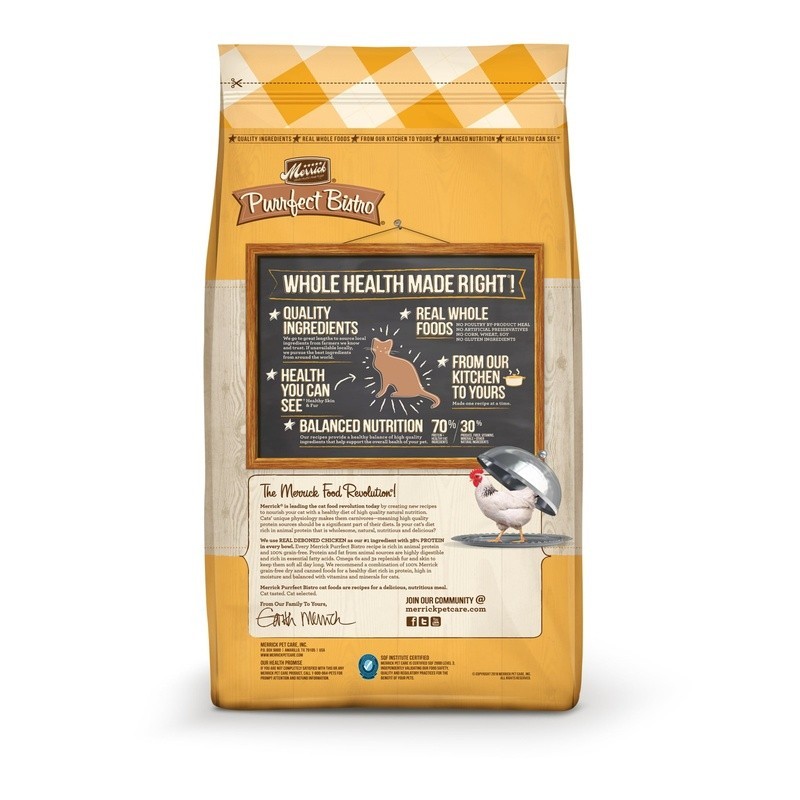 Grain Free Dry Cat Food Real Chicken Sweet Potato High Protein Kibble 4lb New