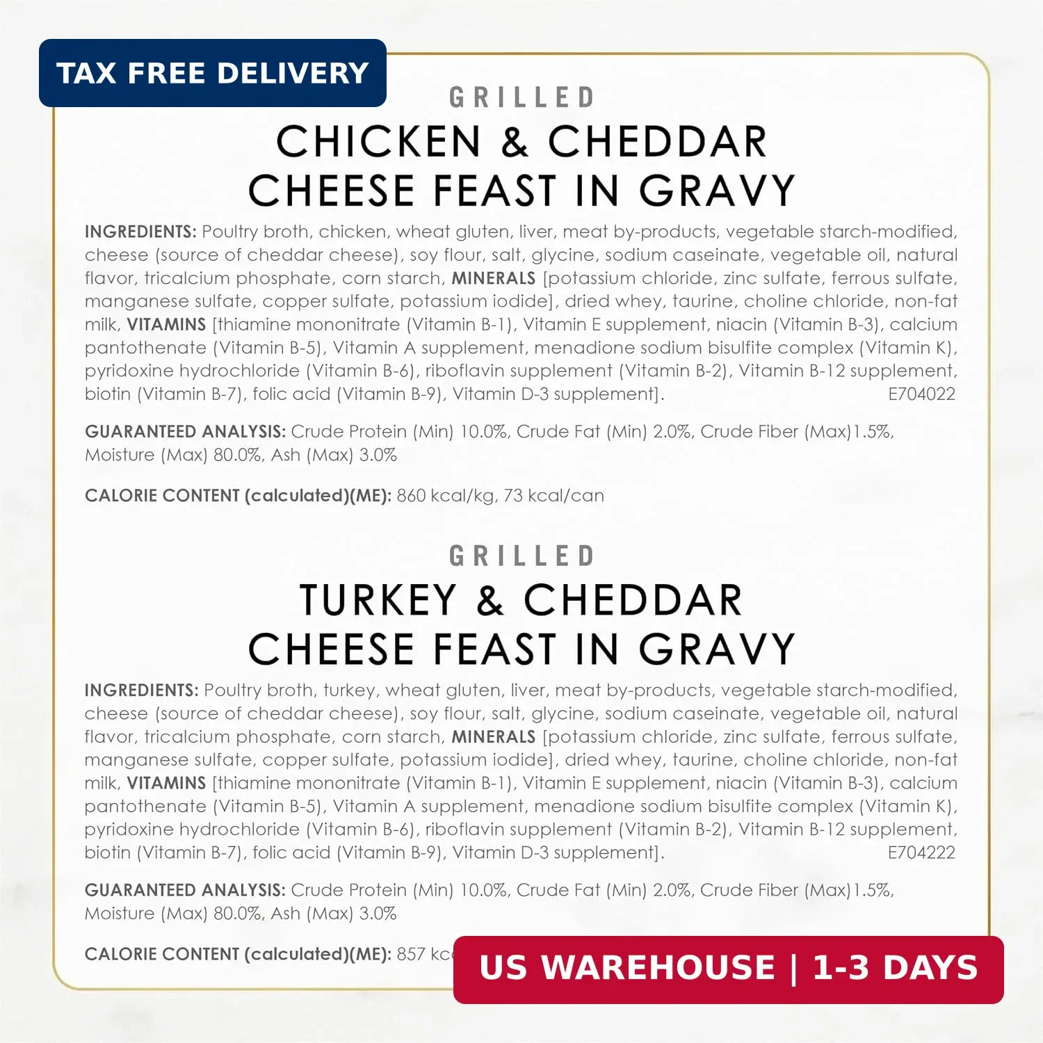 Purina Fancy Feast Delights with Cheddar Grilled Chicken, Turkey or Whitefish an