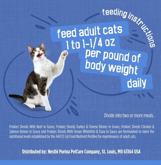 (3 pack) Purina Friskies Shreds Variety Pack of Wet Cat Food 5.5 oz (32 Pack)