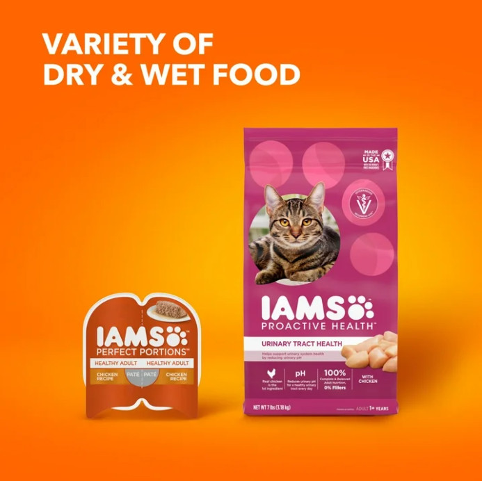 Iams Proactive Health Urinary Tract Chicken Dry Cat Food, 7 lb