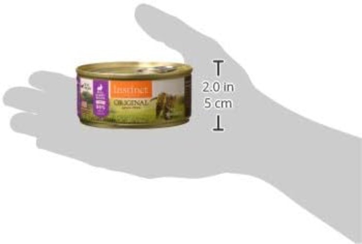 High Protein Grain-Free Wet Cat Food with Real Rabbit – 12 Cans, 5.5 oz Each