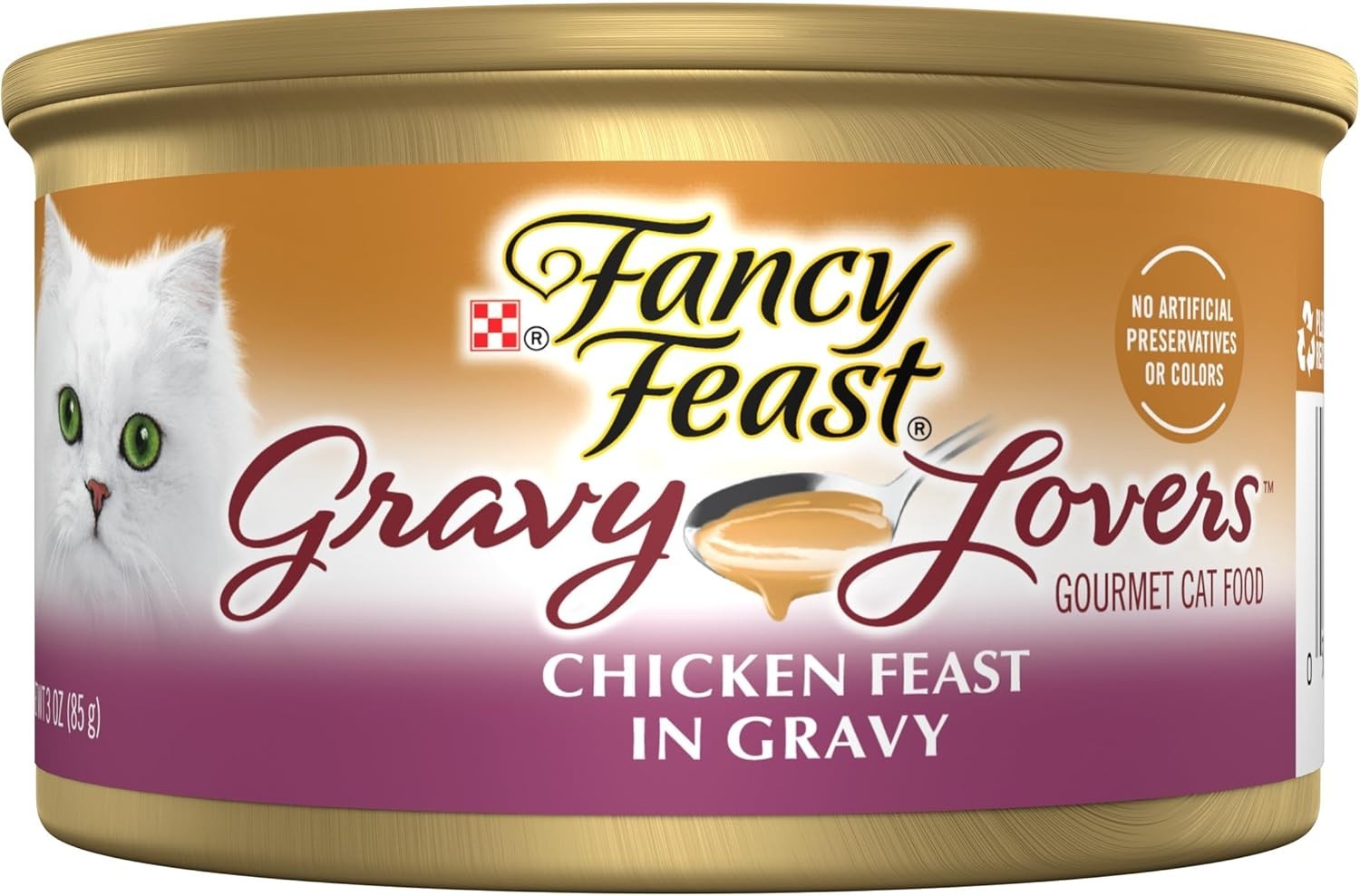Purina Fancy Feast Gravy Lovers Chicken Feast Pate 3 Ounce Pack of 24