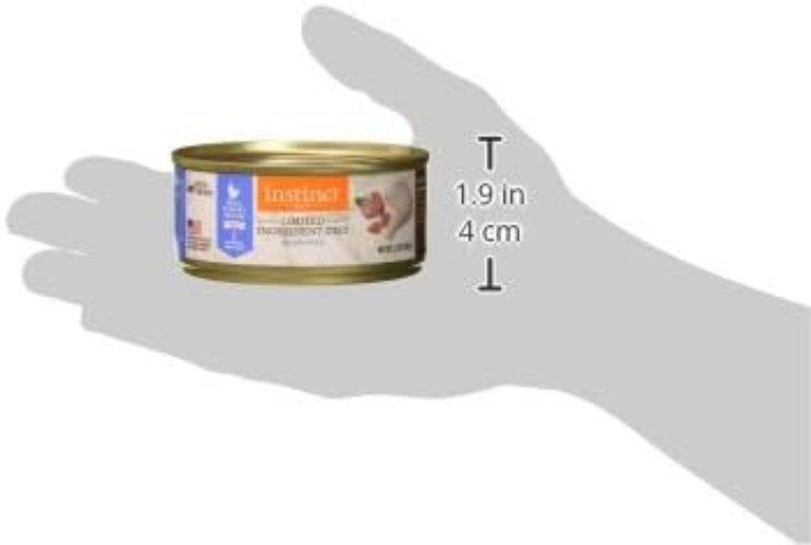 Real Turkey Limited Ingredient Wet Cat Food, Grain-Free & Pate Texture – 12 Cans