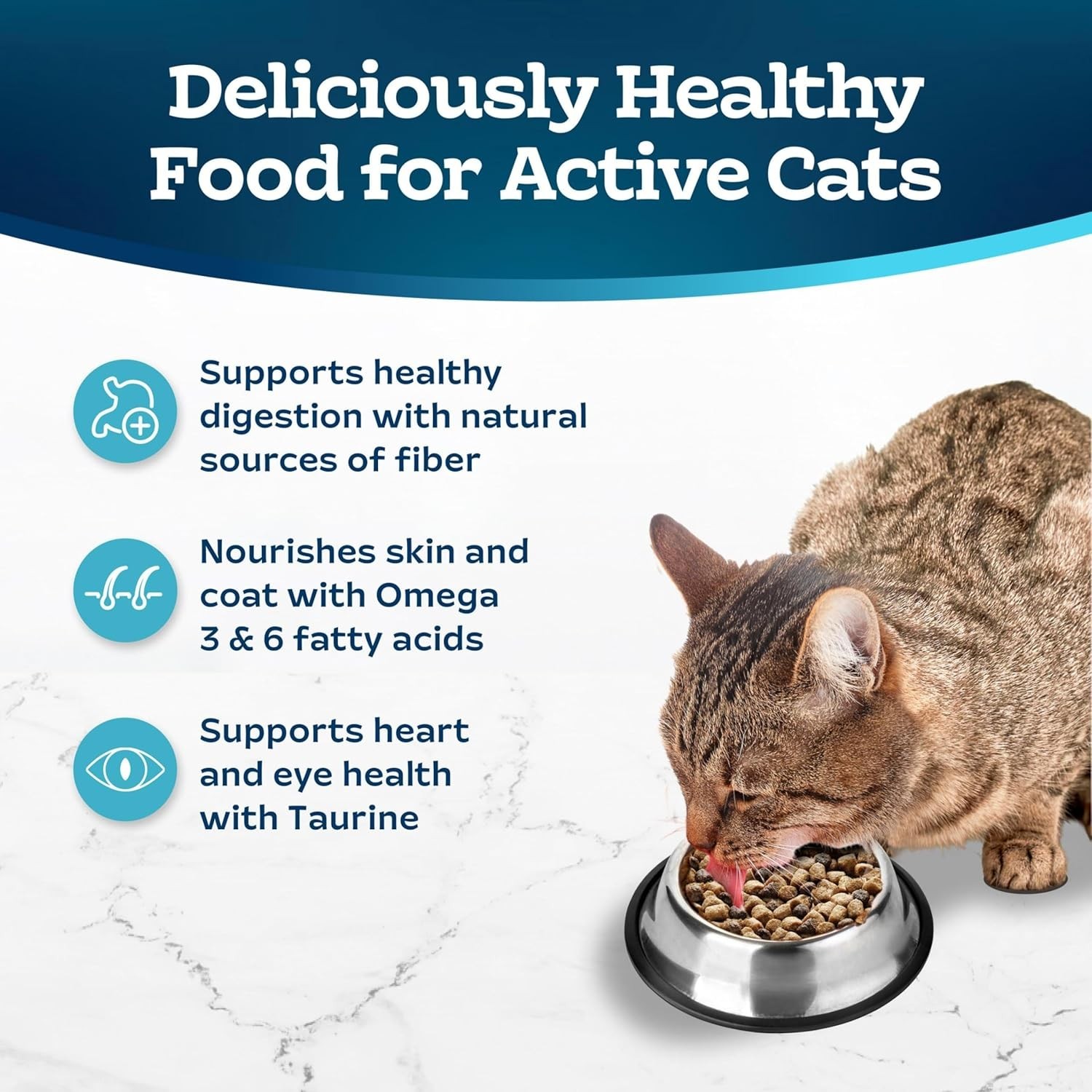 Tastefuls Natural Dry Food Active Adult Cats Chicken & Brown Rice Recipe 15-lb.