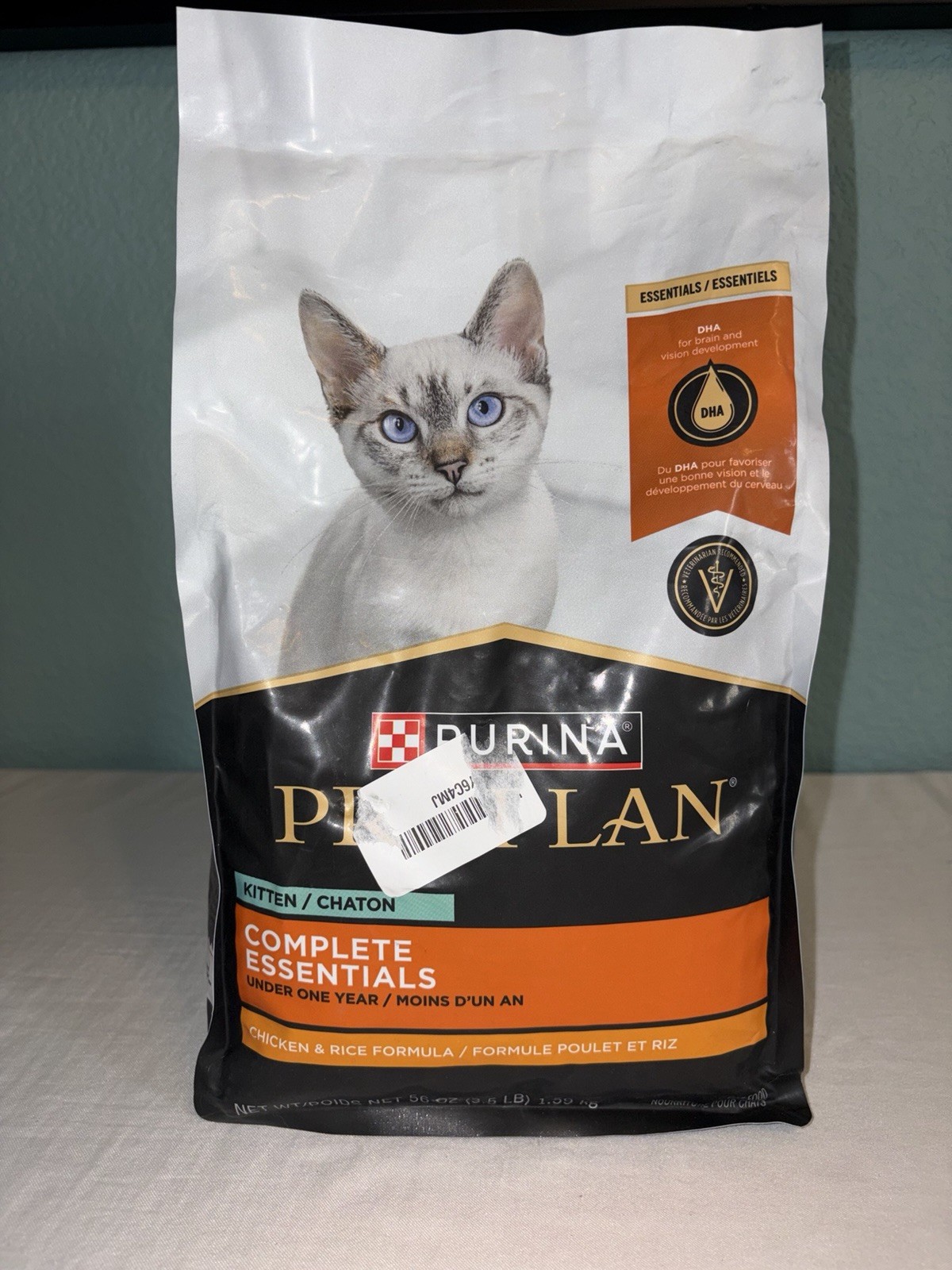 Purina Pro Plan Complete Essentials Kitten Food Chicken&Rice NEW 3.5lb Bag 06/27