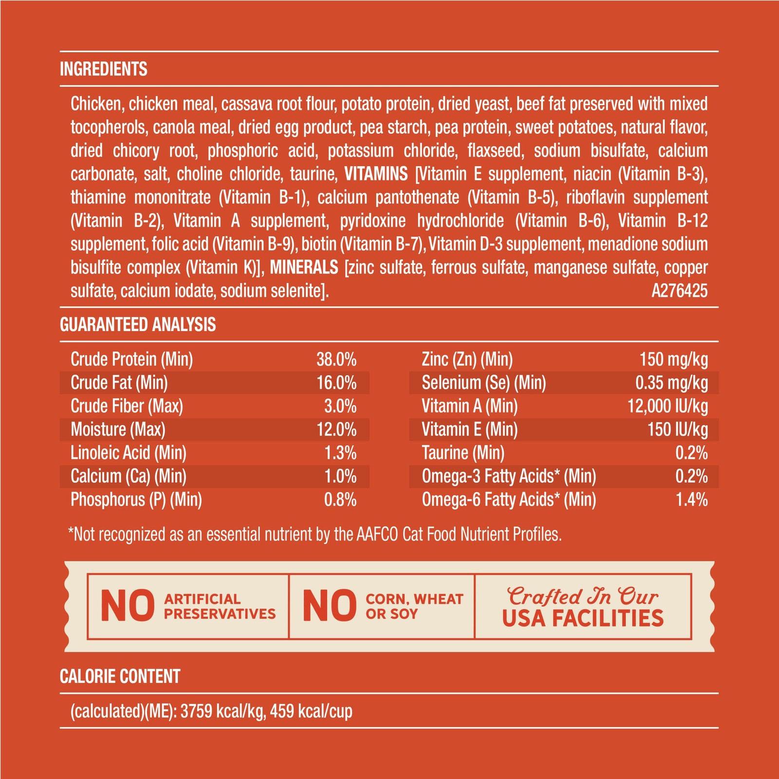 Merrick Purrfect Bistro Grain Free Chicken and Sweet 4 Pound (Pack of 1)