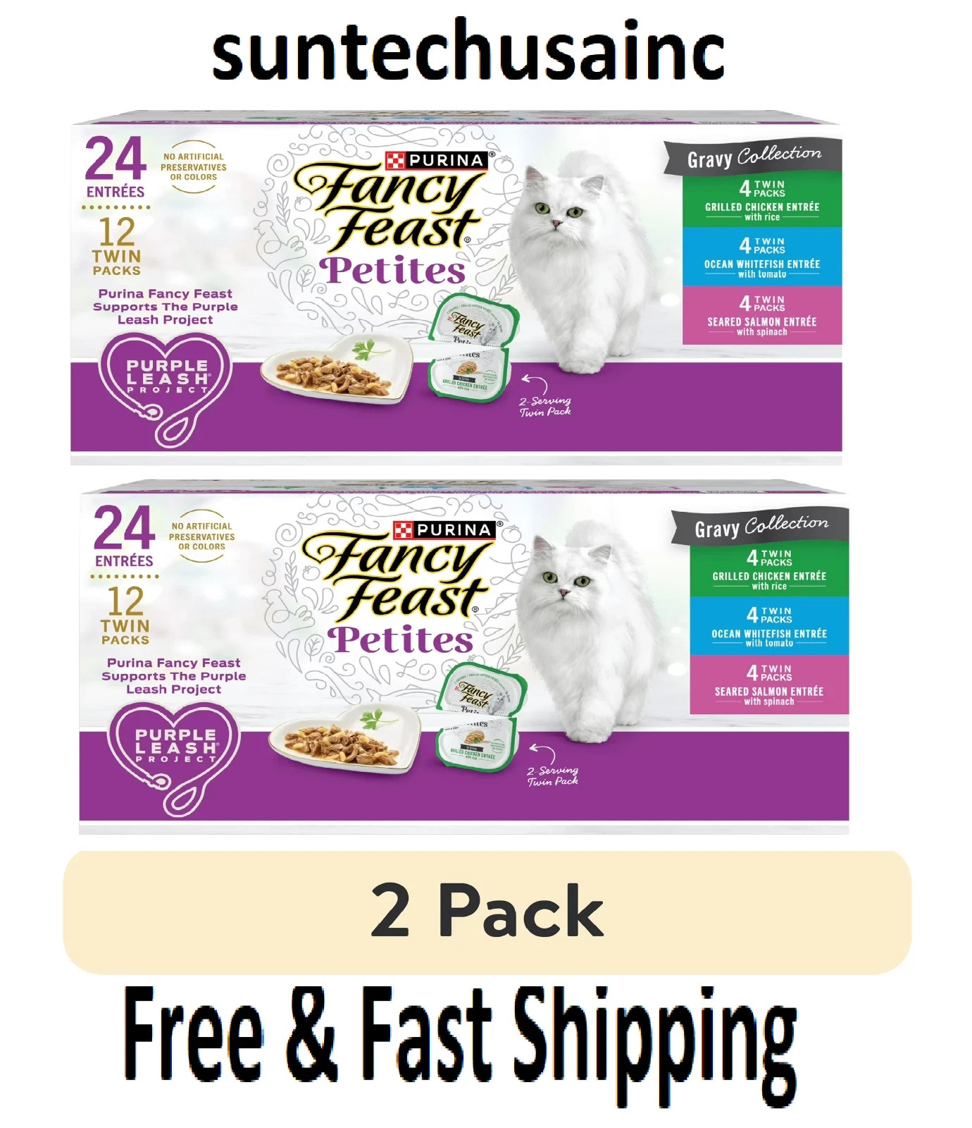 Gourmet Wet Cat Food Variety Pack, Petites Gravy Collection,1.4 oz Tubs -24 Pack
