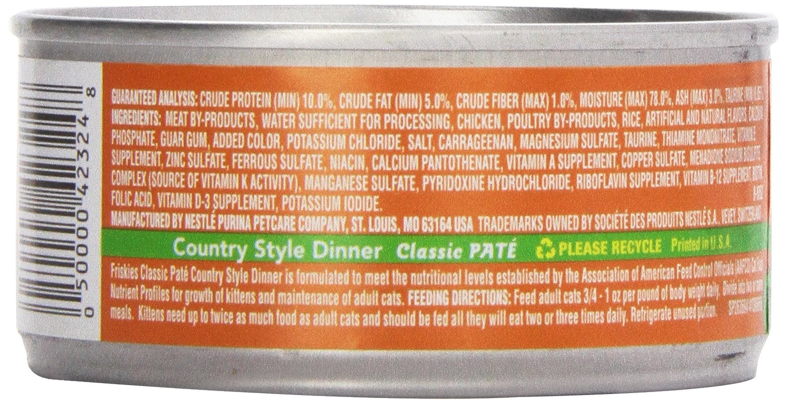 Friskies Cat Food Country Style Dinner, 5.5 oz Ounce (Pack of 1)