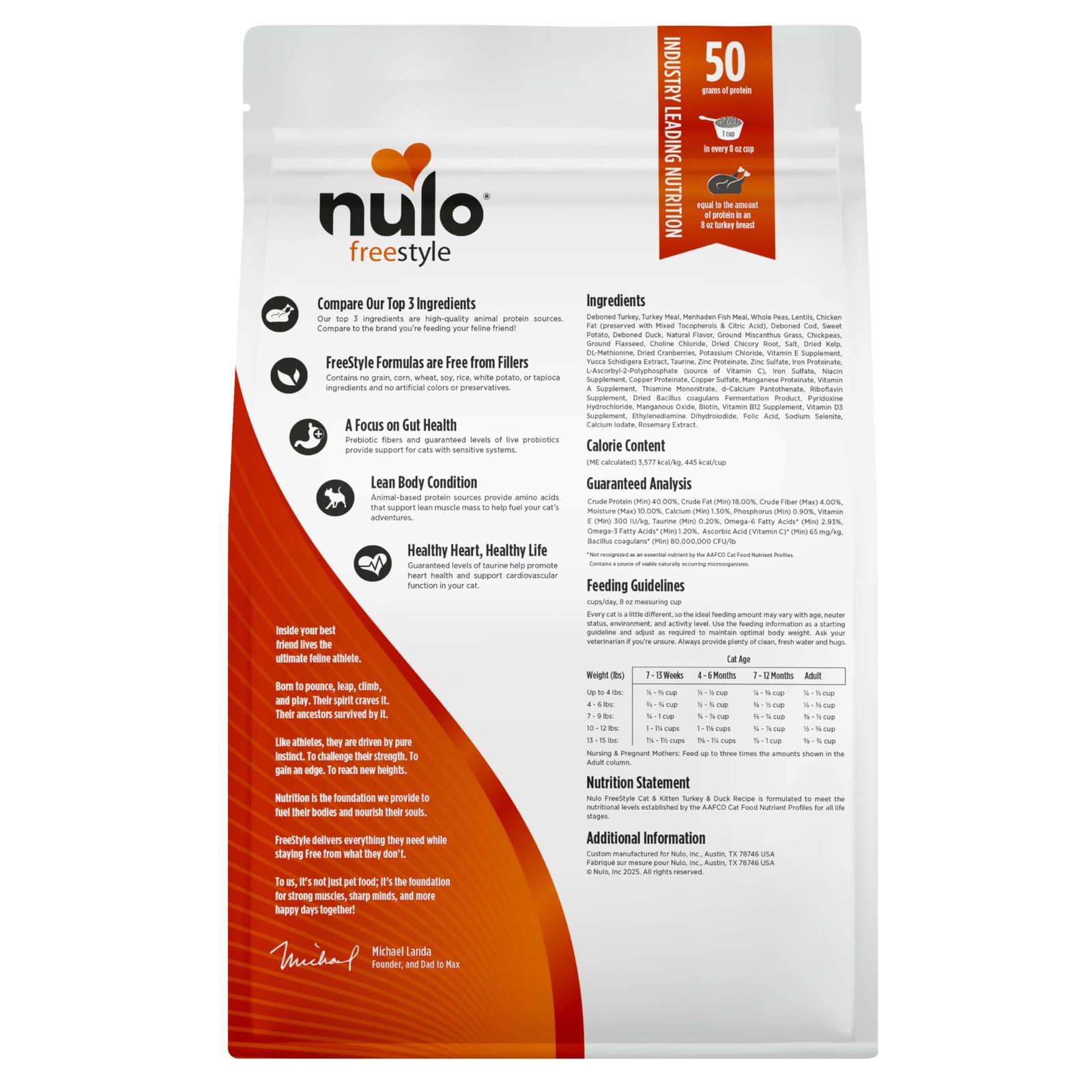 Nulo Freestyle High Protein Cat & Kitten Food, Turkey & 4 Pound (Pack of 1)