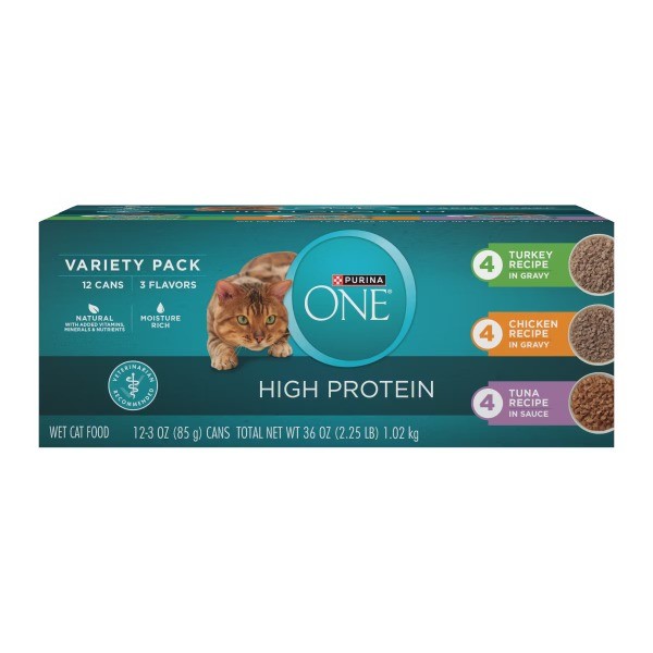True Instinct Turkey, Chicken ; Tuna In Gravy Premium Wet Cat Food Variety Pack