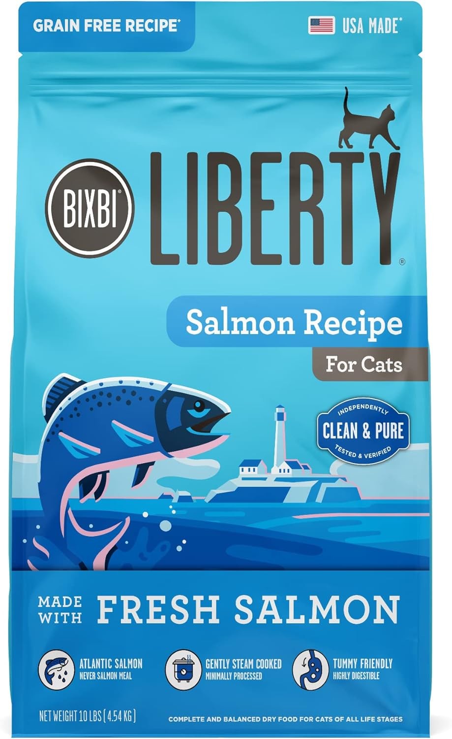 Liberty Dry Food Salmon Recipe for Cats, 10lb