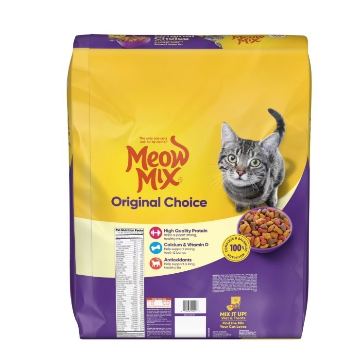 NEW 2 pack Meow Mix Original Choice Dry Cat Food, 30 lb Bag FREESHIPPING