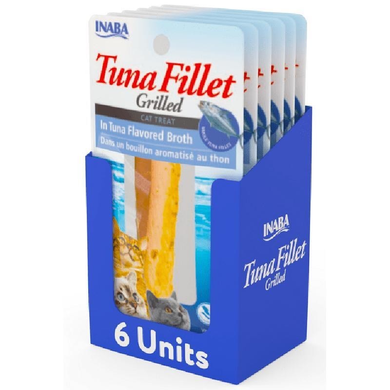 Premium Grilled Tuna Cat Treats Hand-Cut Moisture Packed Vitamin E 6-Pack New