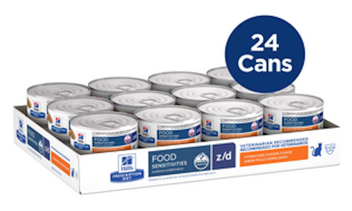 Hlll’s Diet Z/D NEW – Chicken Flavor – Wet Cat Food- 24 Cans 09/27 Exp