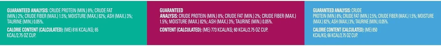 Meow Mix Savory Morsels Seafood Favorites Variety Pack, 2.75 oz Can (12 Pack)