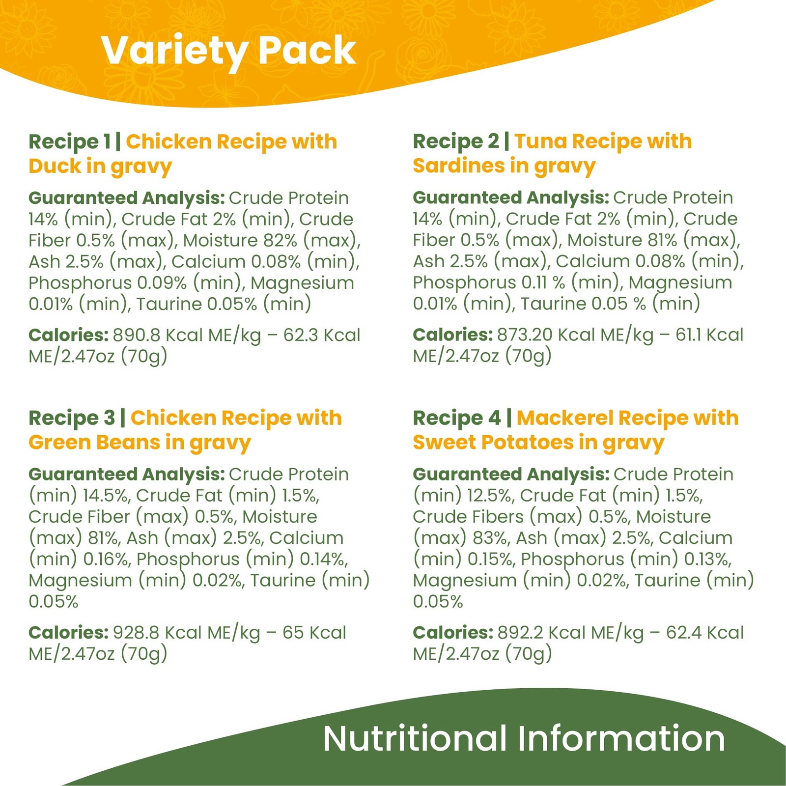 Almo Nature HQS Complete Cat Food Variety Pack – (12) 2.47oz Cans