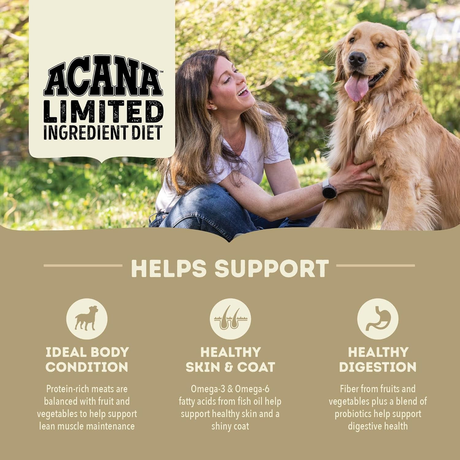ACANA Singles Limited Ingredient Grain Free High Protein Dry Dog Food Duck & Pea