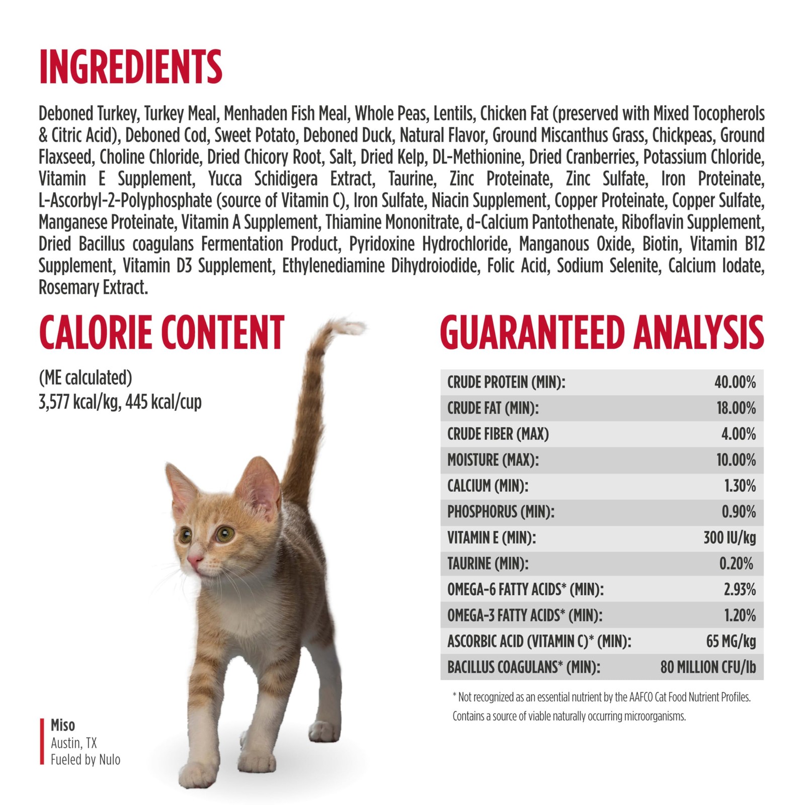 Nulo Freestyle High Protein Cat & Kitten Food, Turkey & 4 Pound (Pack of 1)