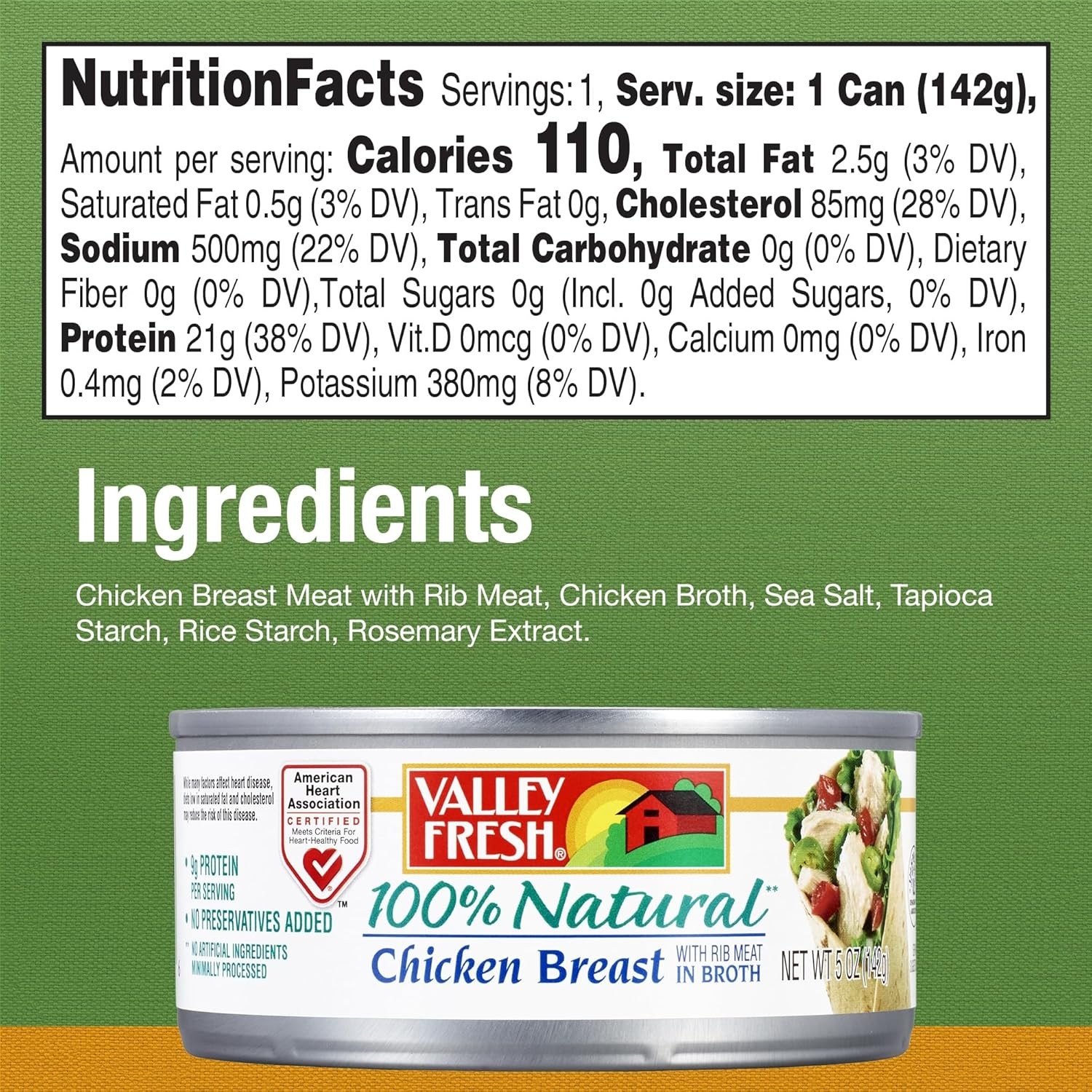 VALLEY FRESH Chicken Breast 12-Pack, 3.75 LB