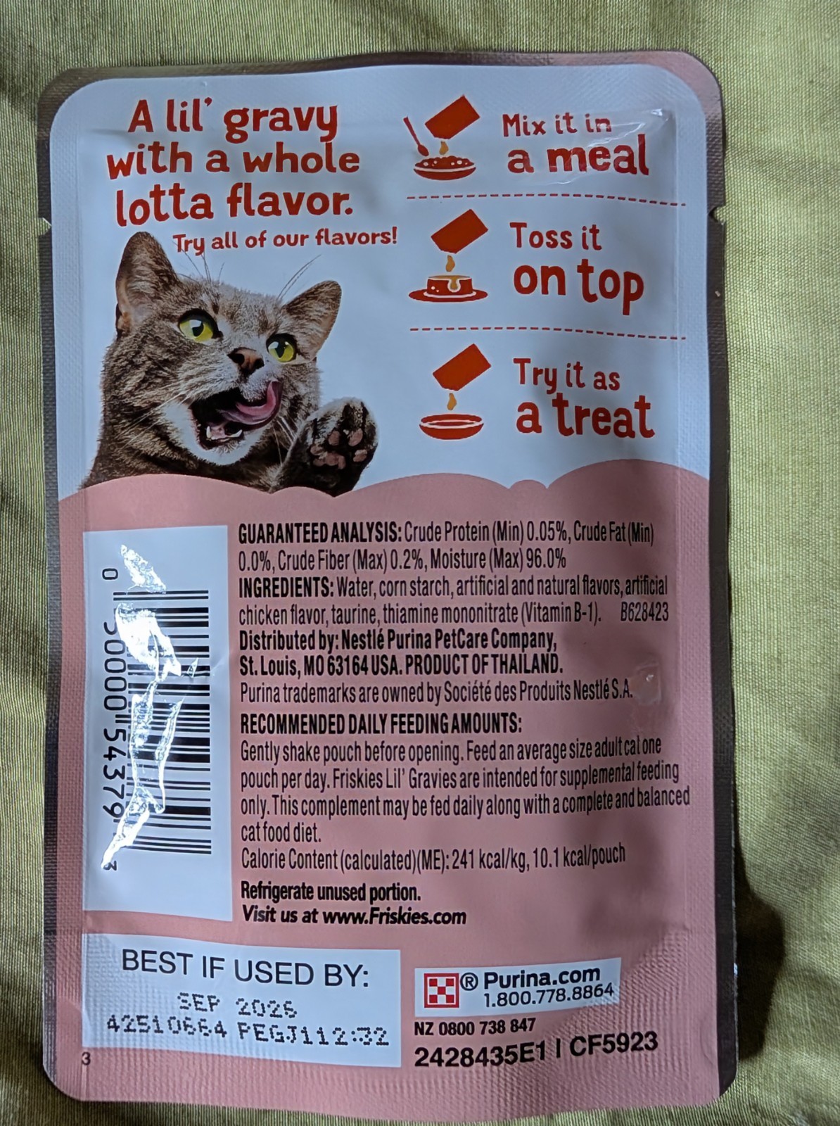😻16 Purina Friskies Pureed Cat Food Topper, Lil’ Gravies With Roasted Chicken