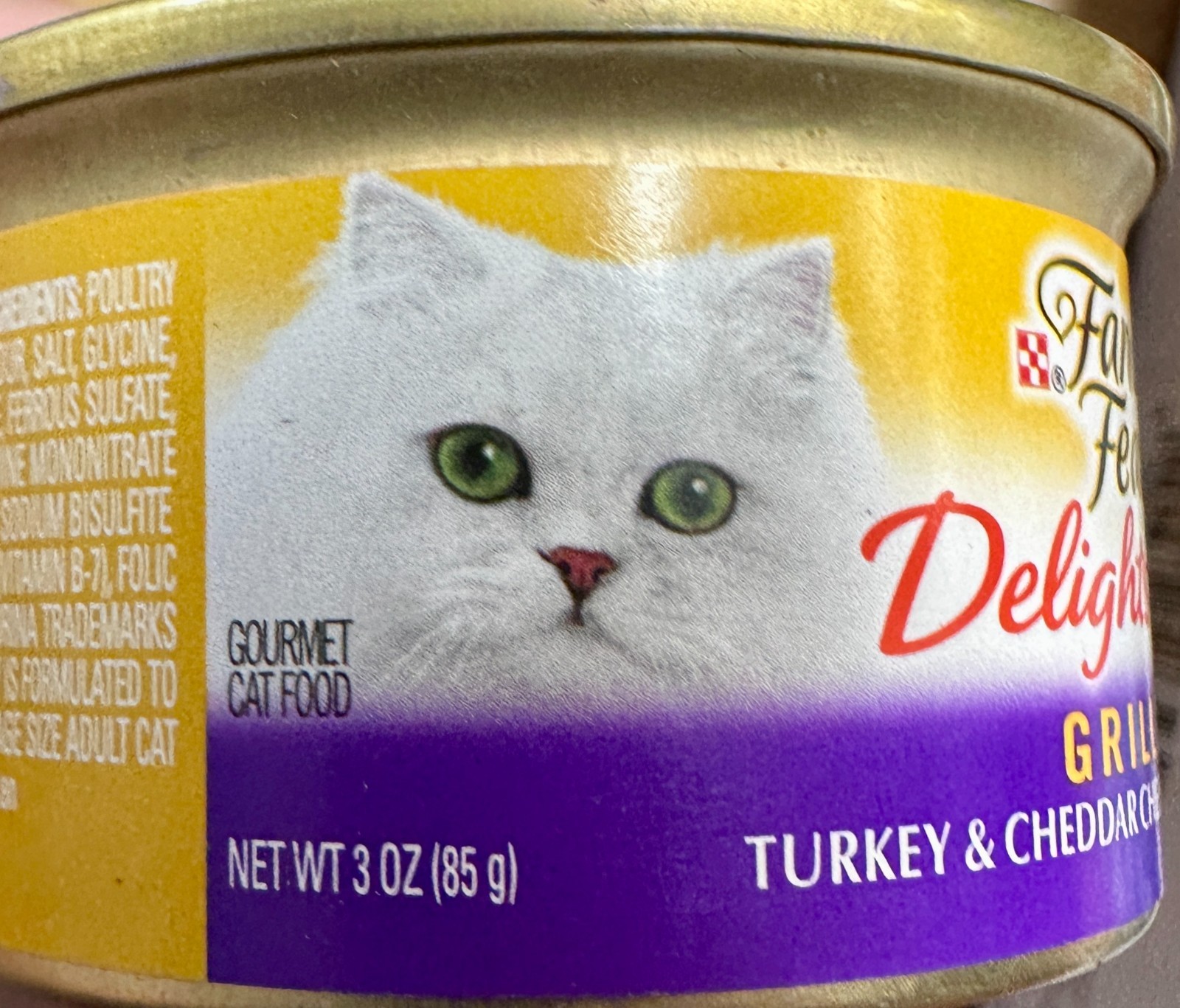 x22 Purina Fancy Feast Grilled Collection w/ Ched Wet Cat Food 3oz Cans BB: 2027